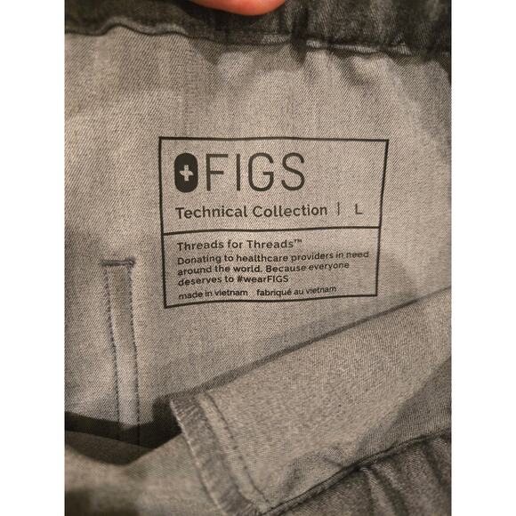 FIGS Pisco Basic Scrub Pants Graphite Mens Large - Picture 7 of 9